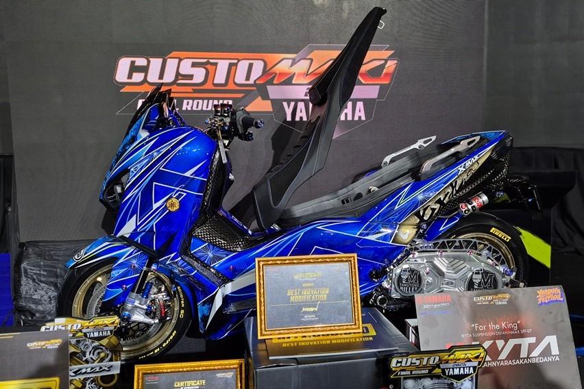 Intip Detail Yamaha Xmax Jawara CustoMaxi 2025, Biaya Modif Ditaksir Rp1 milliar