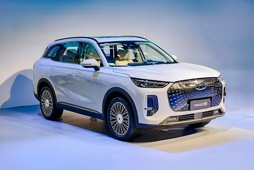 Chery Tiggo 9 front view Malaysia