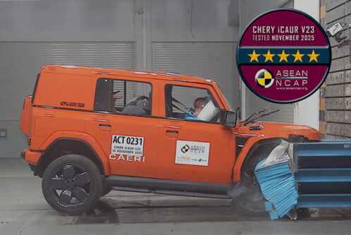 iCAUR V23 earns 5-star ASEAN NCAP rating, 91.02 overall score