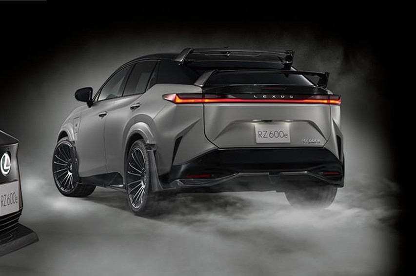 Lexus RZ 600e &ldquo;F SPORT Performance&rdquo; rear view