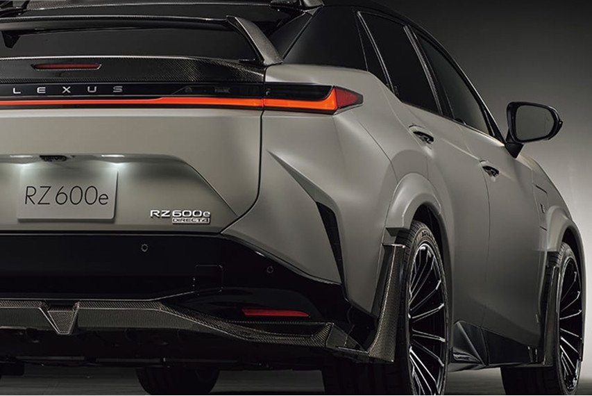 Lexus RZ 600e &ldquo;F SPORT Performance&rdquo; rear view