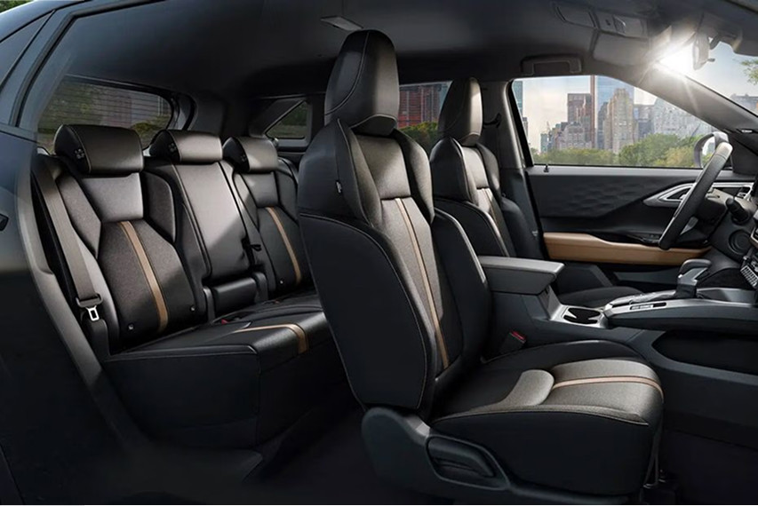 Mitsubishi Xforce rear seats interior view
