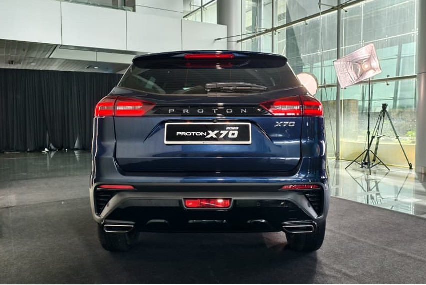 2026 Proton X70 rear view
