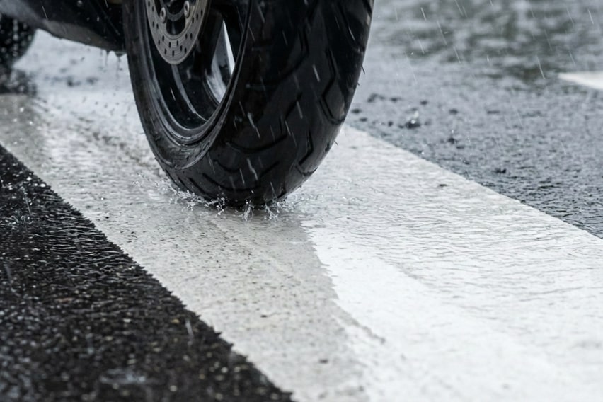 Mengapa Garis Marka Jalan Licin Saat Hujan? Ini Penjelasan Teknis dan Tips Aman untuk Pengendara Motor