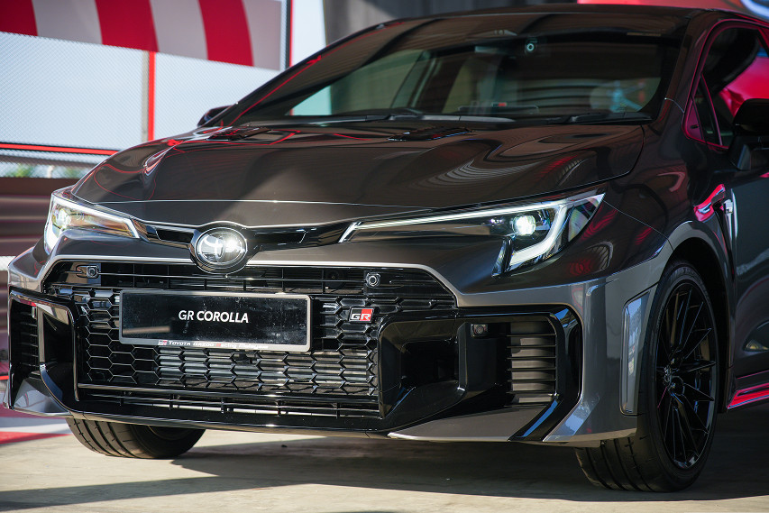 Toyota GR Corolla automatic front view launch Malaysia