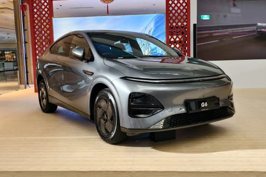 XPENG G6 Standard Range front view launch