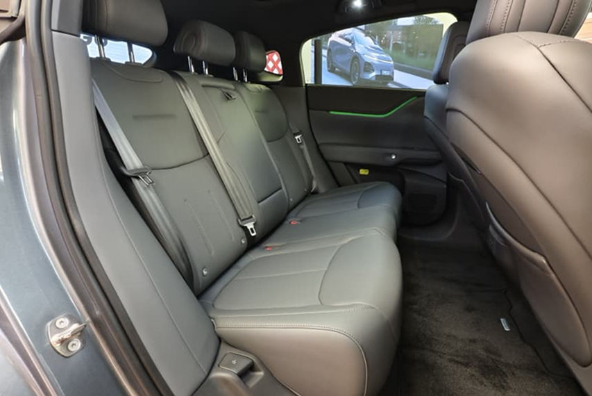 XPENG G6 standard range rear seats view