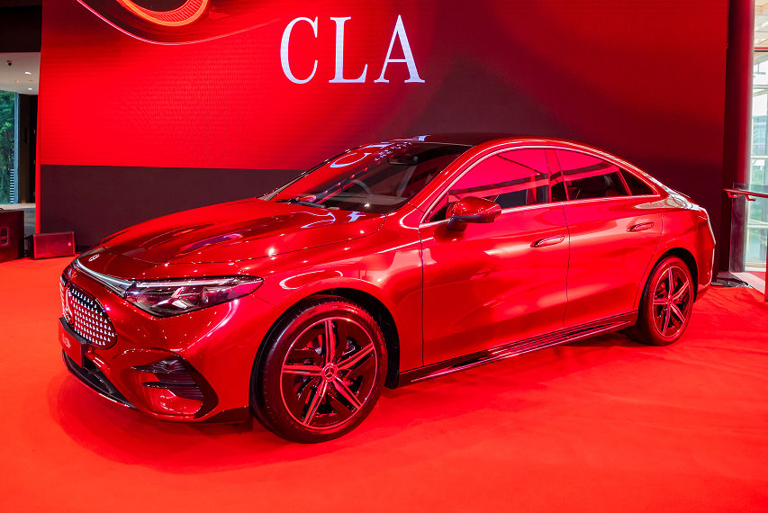 Mercedes-Benz CLA250+ side profile view malaysia