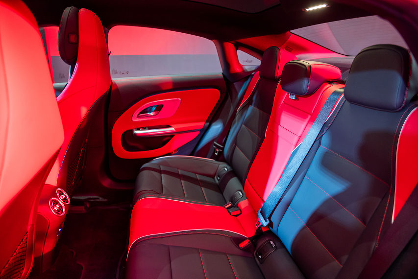 Mercedes-Benz CLA250+ rear seats Malaysia
