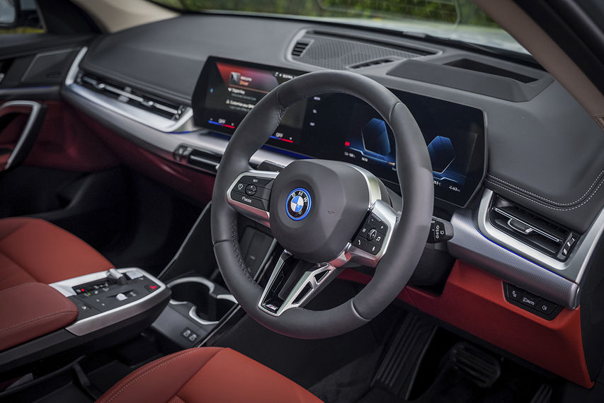 BMW iX1 eDrive20L M Sport interior view
