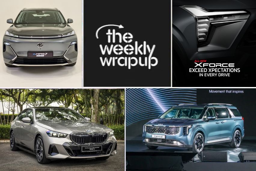 Weekly wrap-up: 2026 Toyota Vellfire HEV, Kia Carnival Facelift, New BMW i5 CKD launched, Proton e.Mas 7 PHEV bookings open, Mitsubishi Xforce confirmed, and more