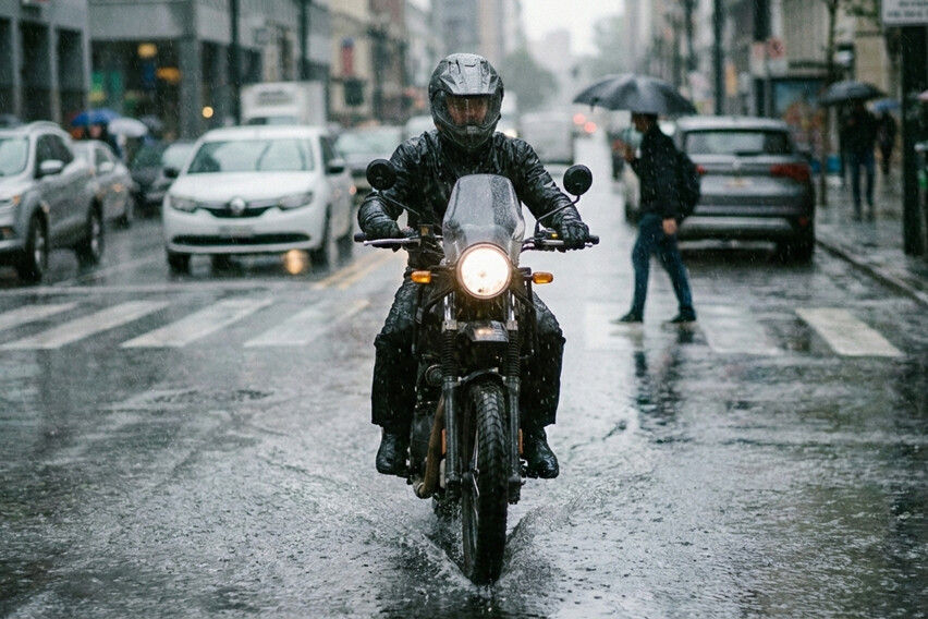 Waspada Jalan Basah! Yamaha Bagikan 7 Tips Berkendara Saat Hujan