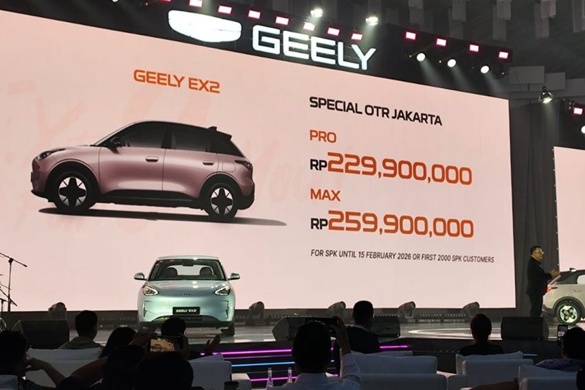 Resmi Meluncur, Harga Geely EX2 Mulai Rp229, 9 Juta! 
