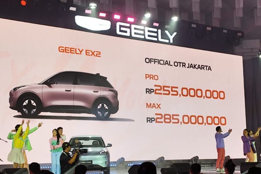 Harga resmi Geely EX2