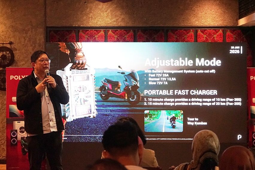 Pertama di Indonesia, Polytron Rilis Adjustable Portable Fast Charging 25A 