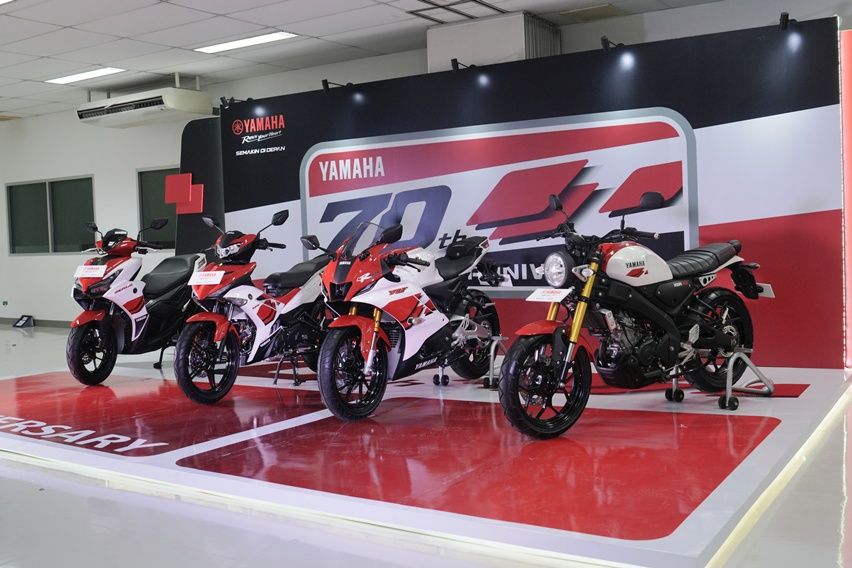 Yamaha Rayakan 70 Tahun dengan Livery Ikonik, MX King 150 hingga XSR 155 Hadir dalam Edisi Spesial