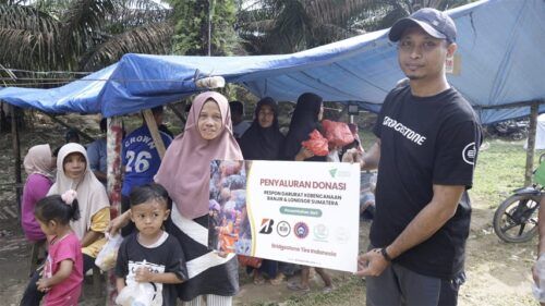 Wujudkan Kepedulian Nyata, Bridgestone Indonesia Salurkan Bantuan Bencana Sumatra dan Road Safety Bekasi