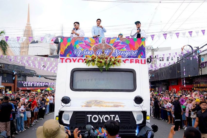 Toyota Tamaraw ambassador Coco Martin hypes up Sinulog Festival