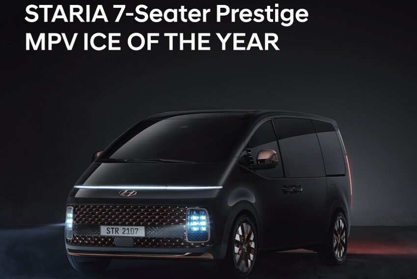 Hyundai STARIA wins MCOTY 2025 MPV ICE of the Year, STARIA 10-seater gets new cabin tweaks, CNY rebates go up to RM20k