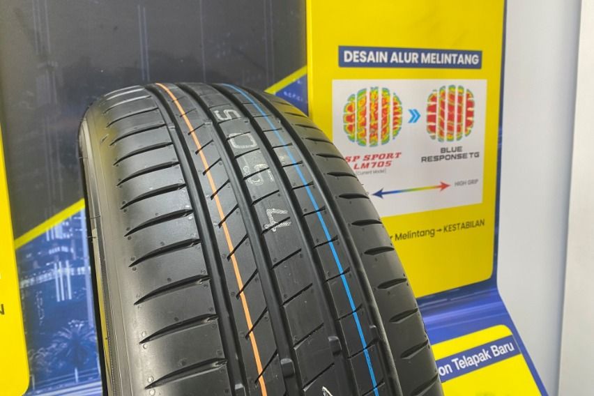 Tapak ban Dunlop Blue Response TG