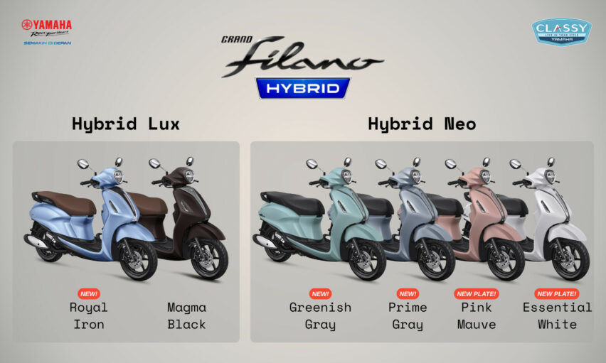 Pilihan warna Yamaha Grand Filano