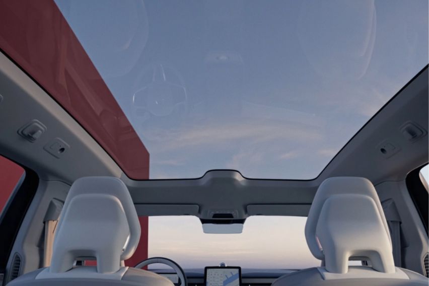 Volvo ES90 sunroof