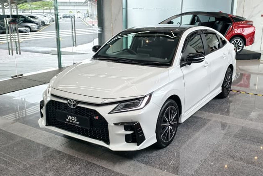 Toyota Vios HEV GR Sport front view Malaysia