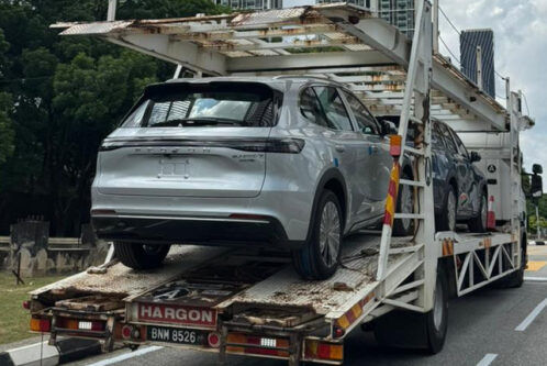 Proton e.MAS 7 PHEV seen in transit, launch countdown now feels real