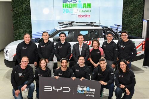 BYD Cars PH continues support for triathlon team ahead of Ironman 70.3 