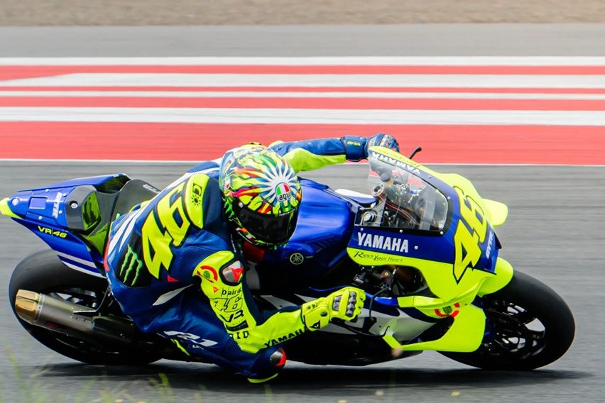 Valentino Rossi jajal mandalika