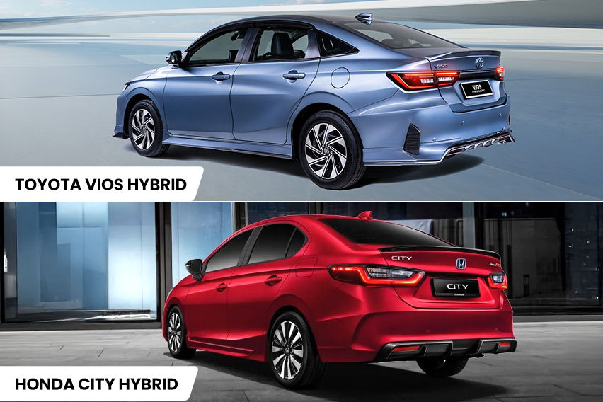 Toyota Vios Hybrid vs Honda City Hybrid
