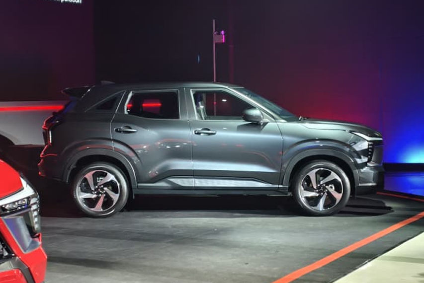 Mitsubishi Xforce side profile Malaysia