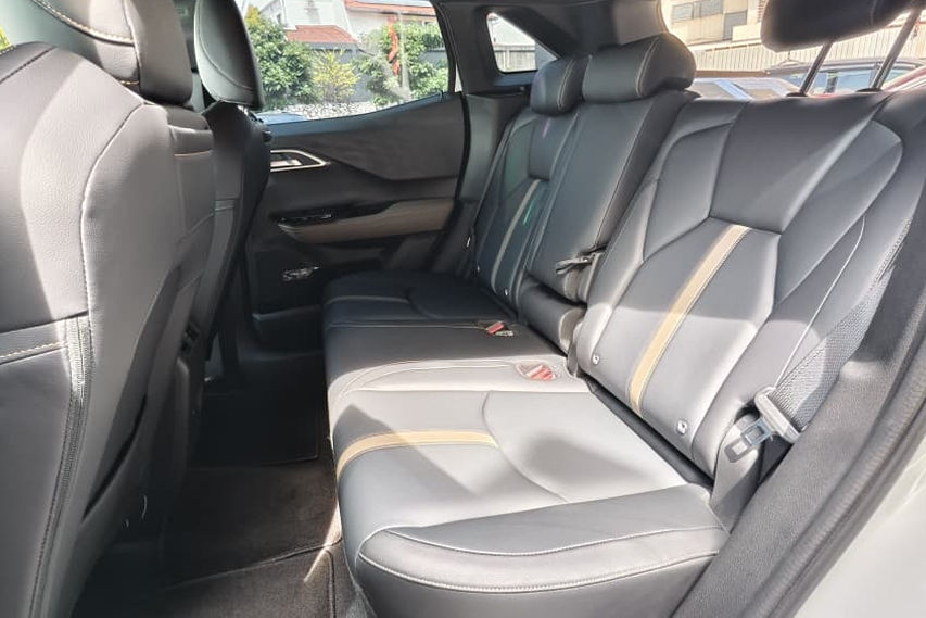 Mitsubishi Xforce rear seat view Malaysia