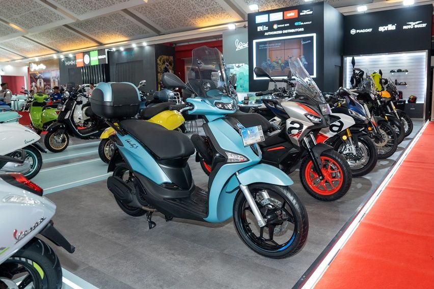 Piaggio Vespa Aprilia dan Moto Guzzi di IIMS 20256