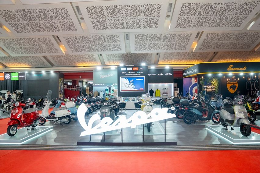Piaggio Vespa Aprilia dan Moto Guzzi di IIMS 20256