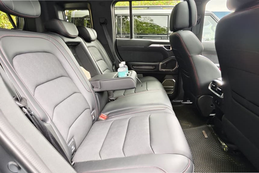 Jetour T2 rear seats view Malaysia