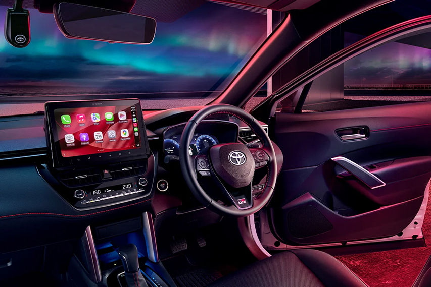 Toyota Corolla Cross HEV GR Sport 2026 interior update view