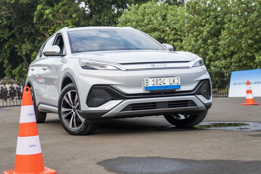 Test drive BYD Atto 3 Advanced Plus di IIMS 2026