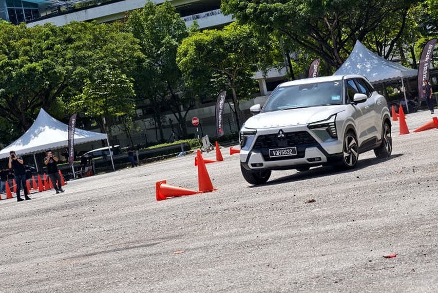 Mitsubishi Xforce front view Malaysia