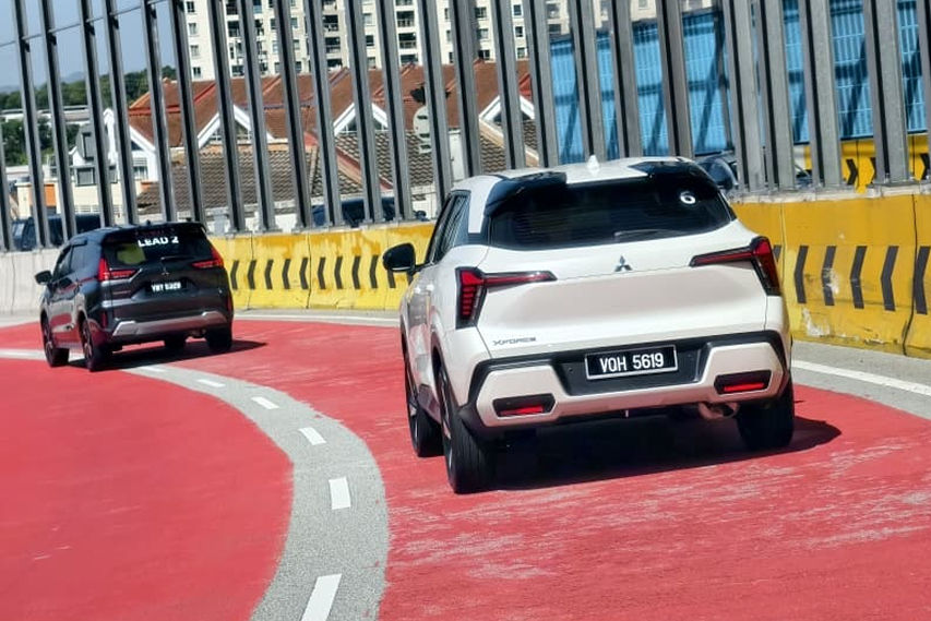 Mitsubishi Xforce rear view Malaysia