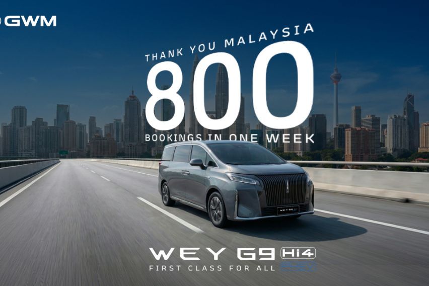 GWM WEY G9 bags 800 bookings in first week of launch