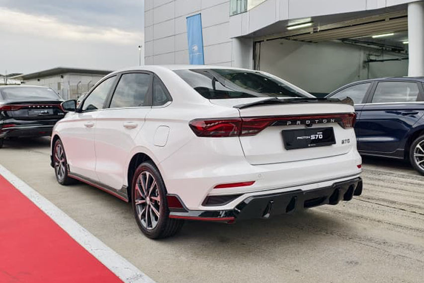 2026 Proton S70 launch rear view