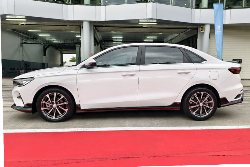 2026 Proton S70 side profile launch view