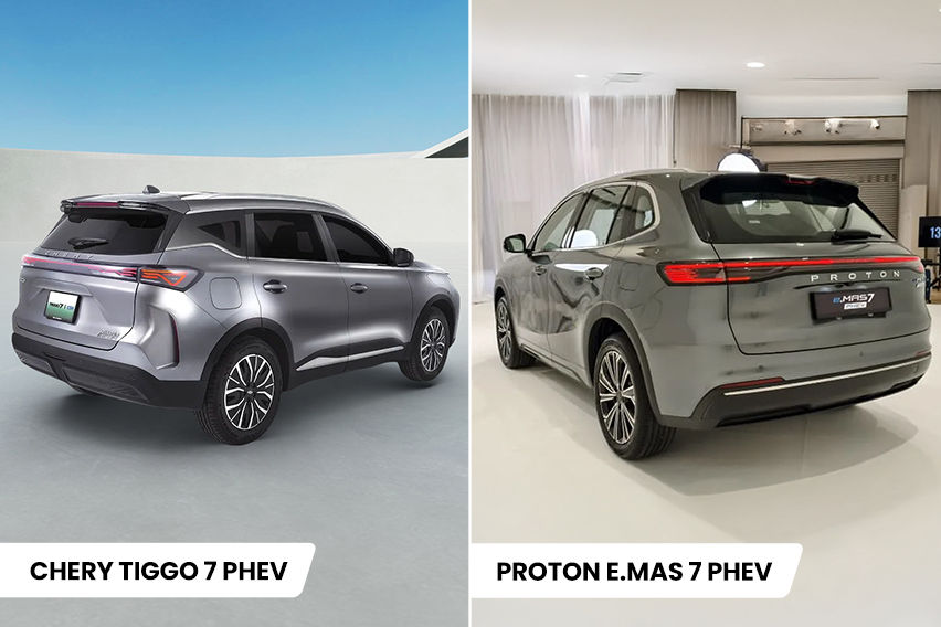 Proton e.MAS 7 PHEV vs Chery Tiggo 7 PHEV
