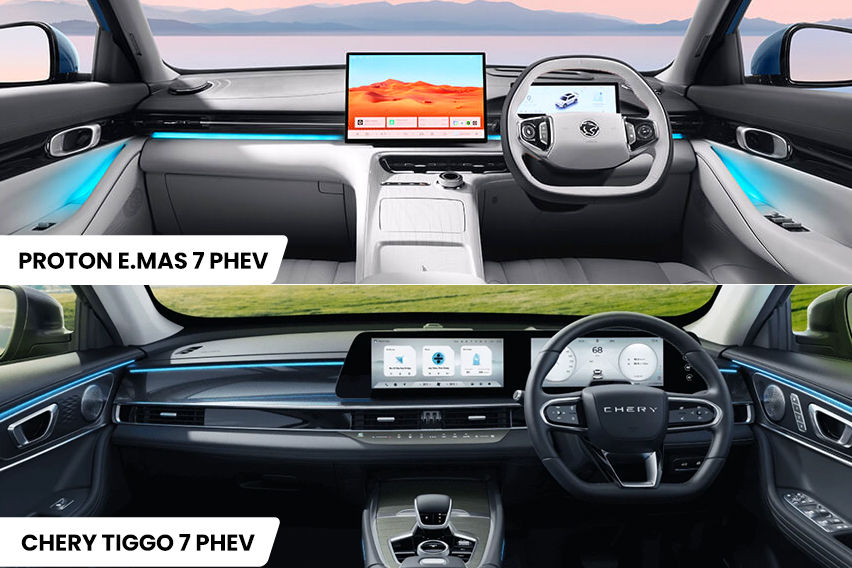 Proton e.MAS 7 PHEV vs Chery Tiggo 7 PHEV