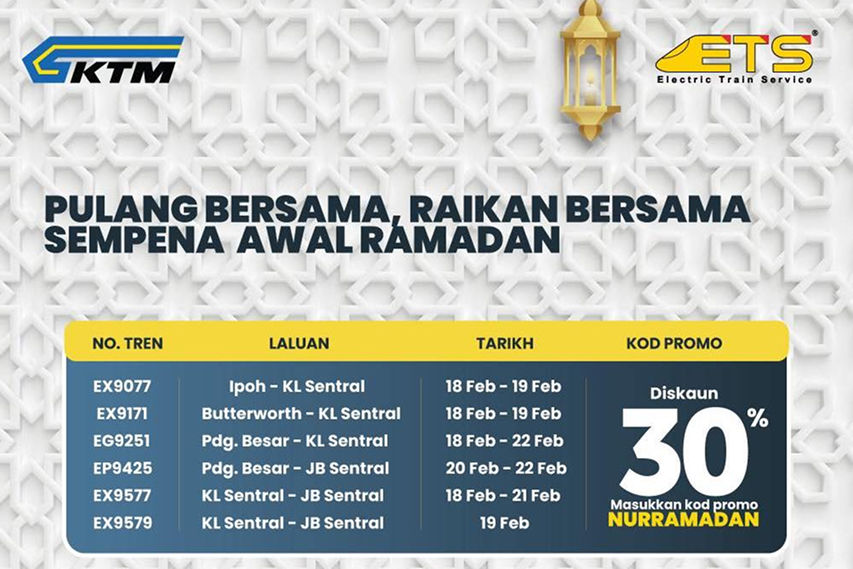 KTMB ramadhan offers