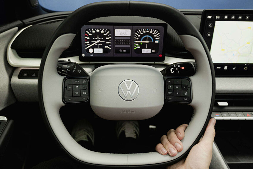 Volkswagen ID. Polo debuts new cockpit generation with retro Golf instrument view
