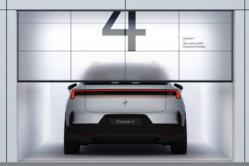 Polestar 4 teaser rear view