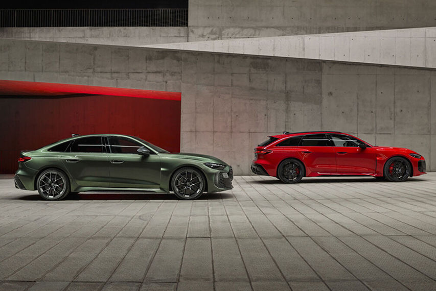 Audi RS5 Sedan and Avant side view
