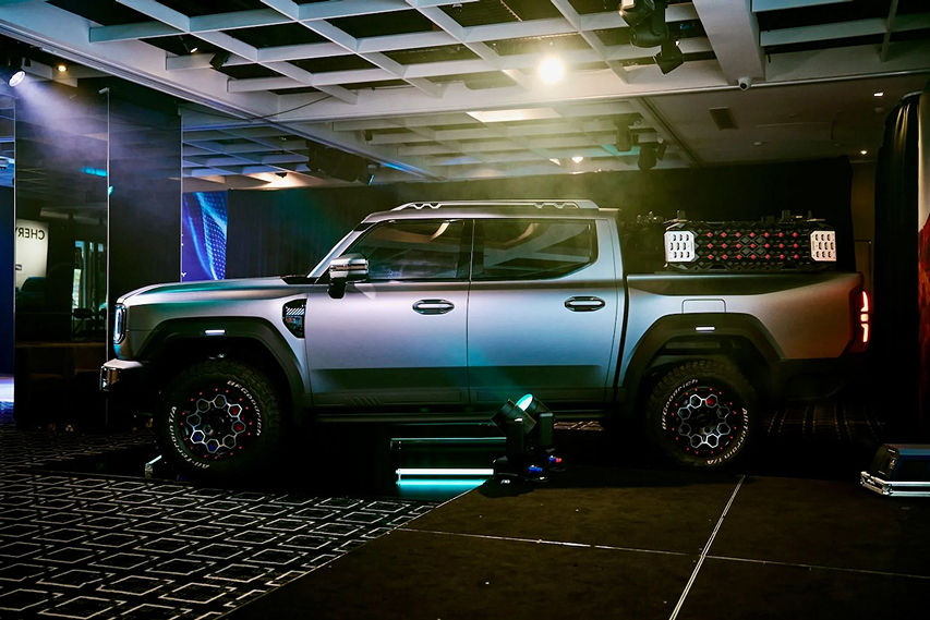 Chery KP31 pickup truck side profile view